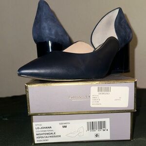 Louise et Cie Navy Nightengale Heels